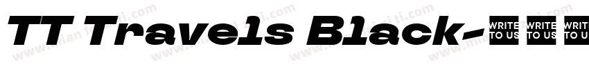 TT Travels Black字体转换